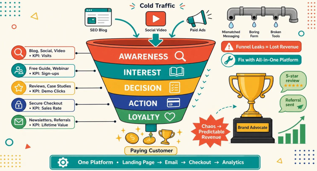 Business owner converting social media inquiries into customers